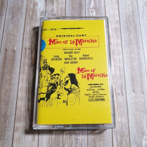 Original Cast Recording Man Of La Mancha Cassette Tape 1971 MCA Records Musical - Picture 1 of 4